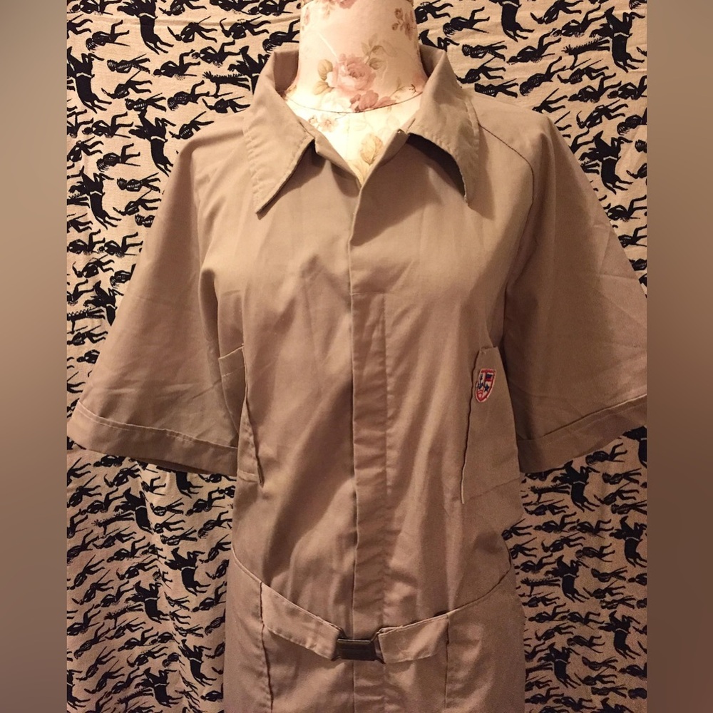 Vintage Unisex Khaki Coverall